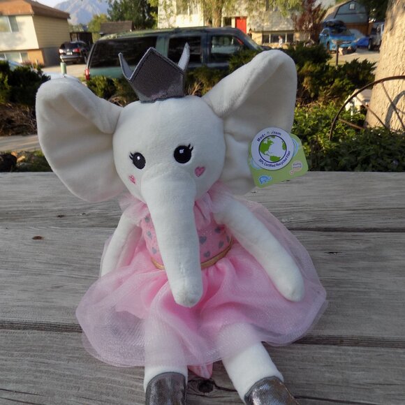 SPARK CREATE IMAGINE ELEPHANT PRINCESS DANCE RATTLE  Plush Stuffed Animal - Picture 2 of 13